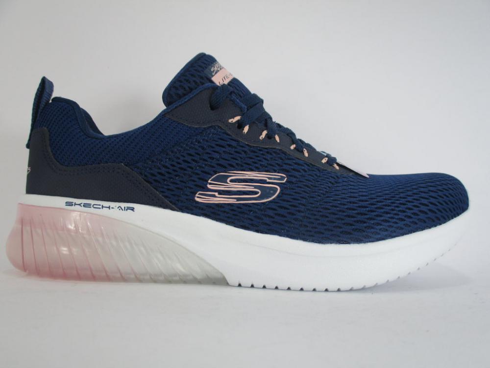 Skechers Skech Air Ultra Flex 13290 NVPK Navy - Scarpa Fitness Donna Memory Foam