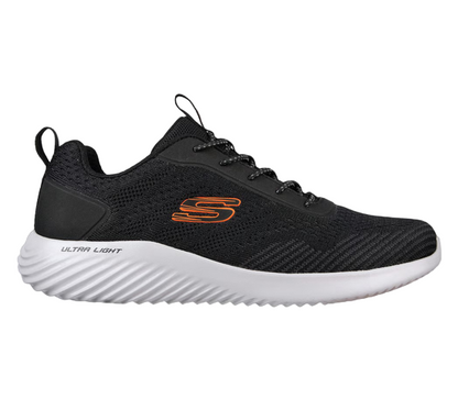 Skechers Bounder Intread 232377 - Scarpe Slip-On Uomo Laccio Elastico Nero