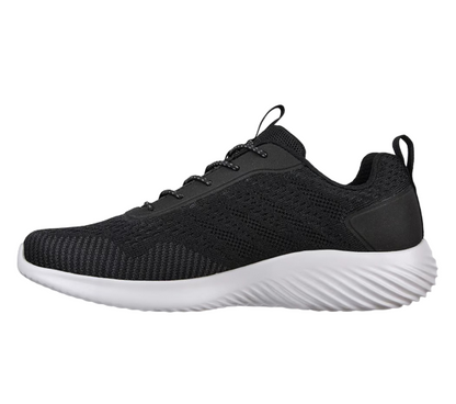 Skechers Bounder Intread 232377 - Scarpe Slip-On Uomo Laccio Elastico Nero