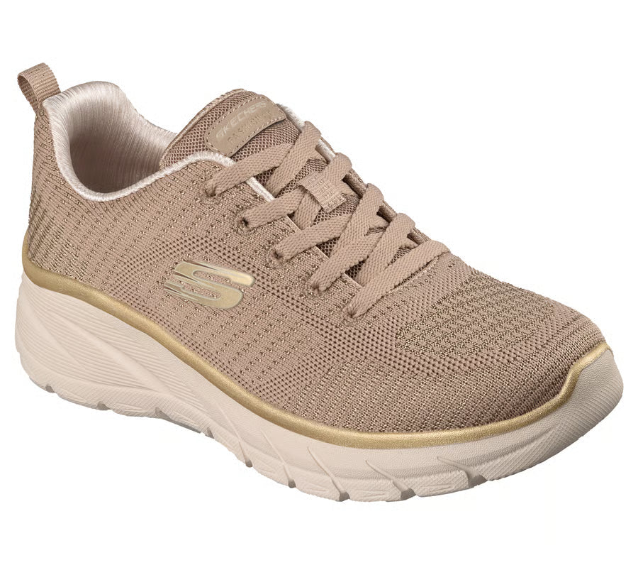 Skechers Fashion Fit 2.0 Moonlight Glow 150384 TPGD Taupe Gold Sneakers Donna