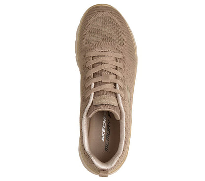 Skechers Fashion Fit 2.0 Moonlight Glow 150384 TPGD Taupe Gold Sneakers Donna