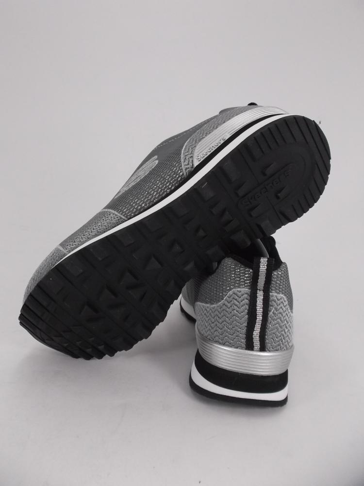 Skechers Shimmer Time 117 LTGY Sneakers Donna Grigio Chiaro - Memory Air