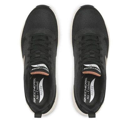 Skechers Arch Fit Servitica 232101 BLK Sneakers Uomo Nero - Supporto Plantare Arch Fit
