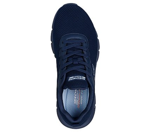 Skechers scarpa sneakers da uomo Bobs B Flex Chill Edge 118106/NVY blu