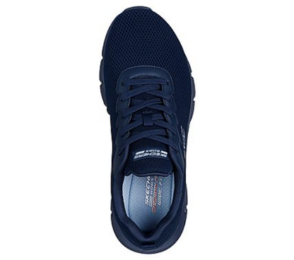Skechers scarpa sneakers da uomo Bobs B Flex Chill Edge 118106/NVY blu