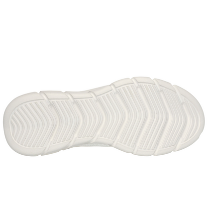 Skechers scarpa sneakers da uomo Bobs B Flex Chill Edge 118106/OFWT bianco sporco