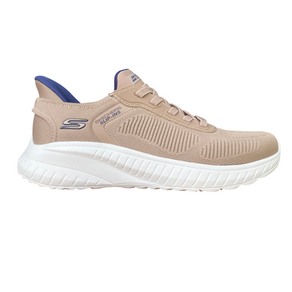 Skechers BOBS Sport Squad Chaos 118312/TPE Slip-ins Uomo Tortora Memory Foam