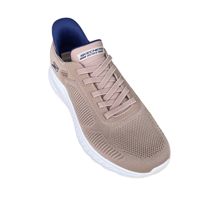 Skechers BOBS Sport Squad Chaos 118312/TPE Slip-ins Uomo Tortora Memory Foam