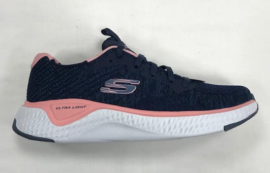 Skechers Solar Fuse Brisk Escape 13328 NVPK Women's Running Shoes Blue Pink - Ultralight