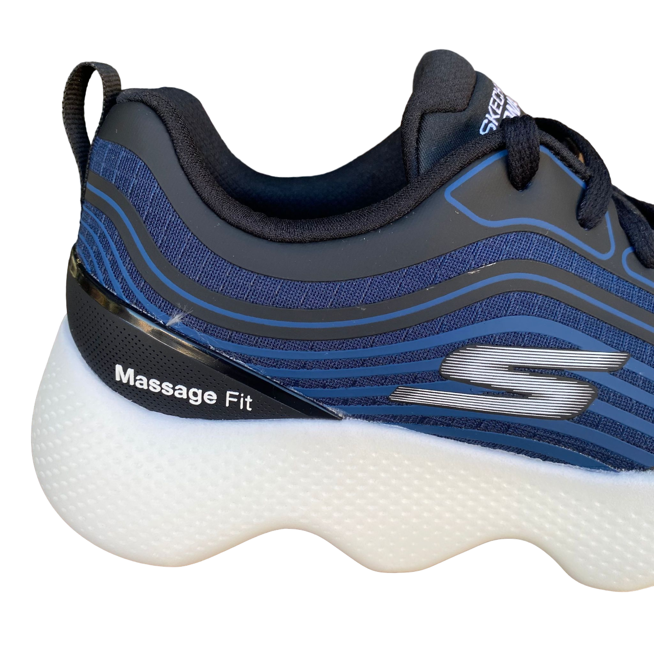 Skechers Go Walk Massage Fit Hydro 216412/NVBK Blu Nero Uomo
