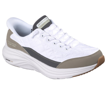 Skechers Slip-ins Contour Foam 232619-WTP Bianco Talpa Uomo