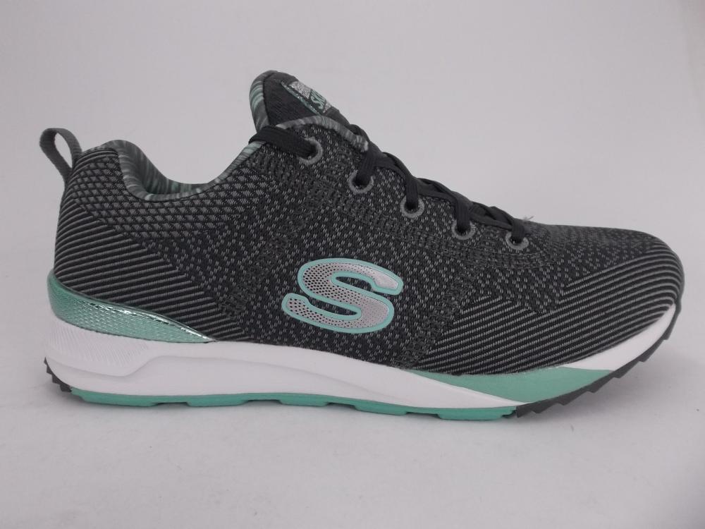 Skechers OG 90 Fast Focus 651 Scarpe Walking Donna Grigio Verde - Retro Style