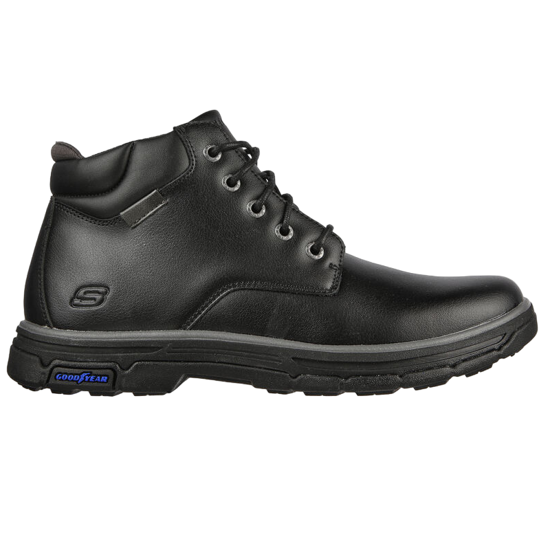 Skechers Scarponcino Uomo Segment 2.0 Brogden 204394-BLK Nero Memory Foam