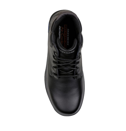 Skechers Scarponcino Uomo Segment 2.0 Brogden 204394-BLK Nero Memory Foam