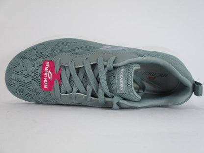 Skechers Dynamight 2.0 Homespun 12963-SAGE Sneakers Donna Grigio - 192283503320