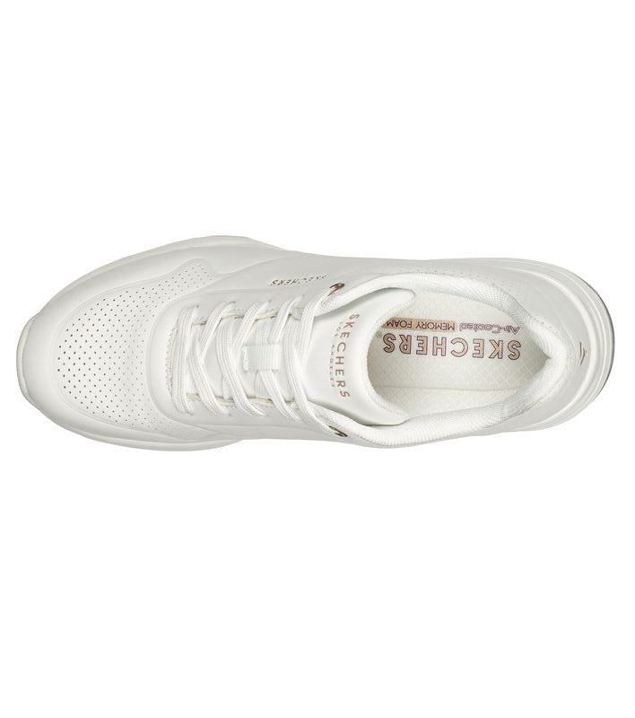 Skechers Million Air Elevated Air 155401/WHT - Sneaker Zeppa Donna