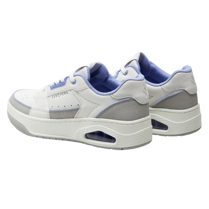 Skechers scarpa sneakers da donna Curted 177710\WLV bianco-lavanda