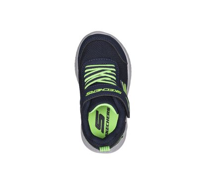 Skechers scarpa da ginnastica da bambino Nitro Sprint Rowzer 407308N/NVLM blu-lime