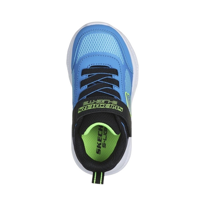 Skechers scarpa da ginnastica da bambino con luci Meteor Lights Krendox 401495L/BKBL nero-blu