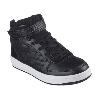 Skechers Sneaker Alta Smooth Street Vorrez 405633L/BKW Nero Bambino
