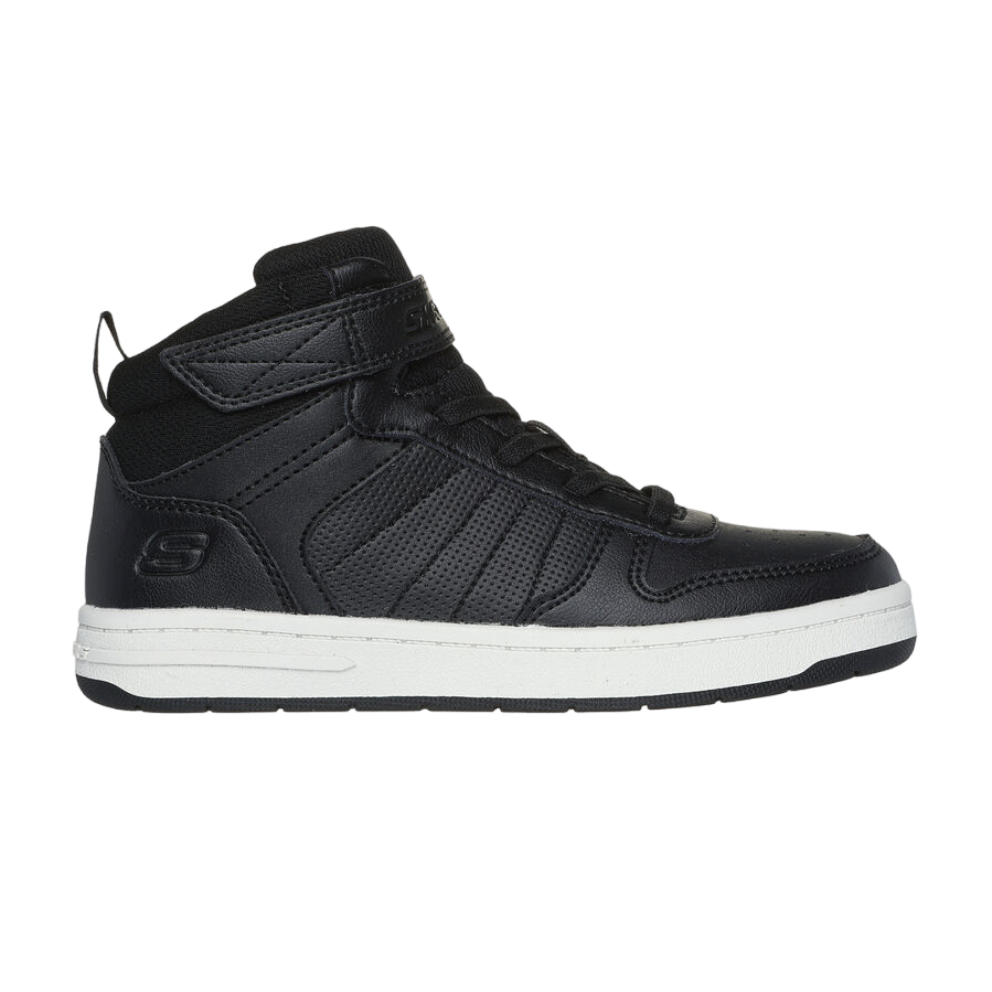 Skechers Sneaker Alta Smooth Street Vorrez 405633L/BKW Nero Bambino