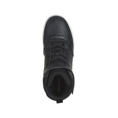 Skechers Sneaker Alta Smooth Street Vorrez 405633L/BKW Nero Bambino