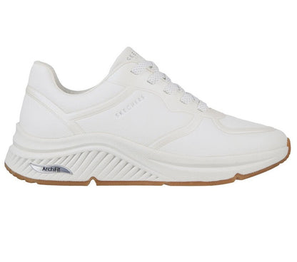 Skechers Sneakers Donna Arch Fit S-Miles Mile Makers 155570 WHT Bianco