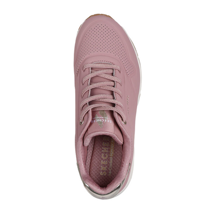 Skechers Uno Shimmer Away Lifestyle Sneakers Donna Rosa - 155196/ROS