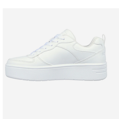 Skechers scarpa sneakers da ragazza Court High Color Zone 310197L/WHT bianco