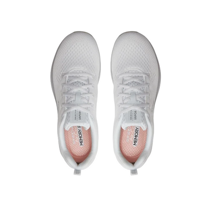 Skechers scarpa sportiva da donna Vapor Foam Midnight Glimmer 150025/WSL bianco-argento