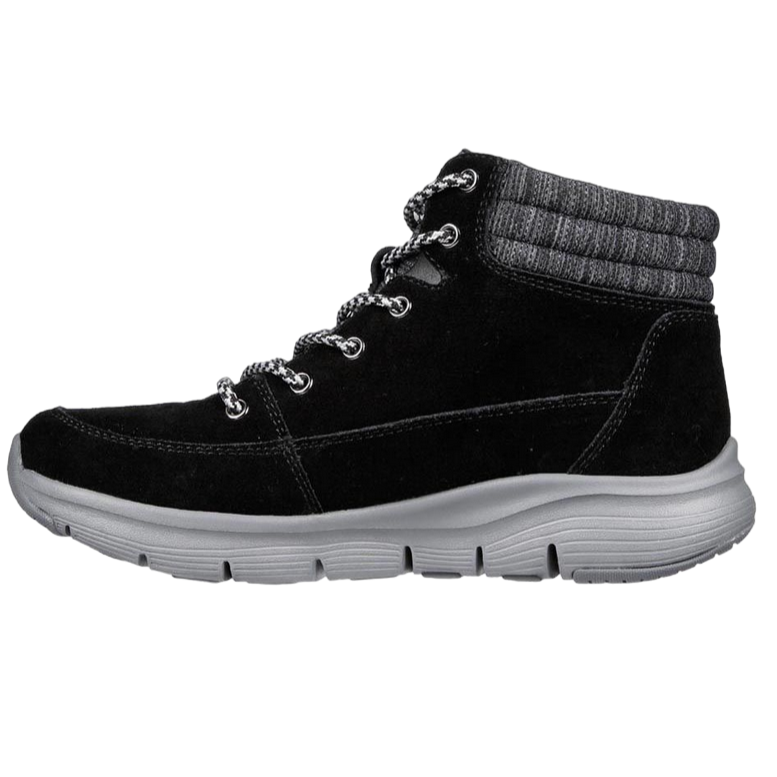 Skechers Arch Fit Smooth Comfy Chill 167373/BLK Scarponcino Idrorepellente Donna Nero