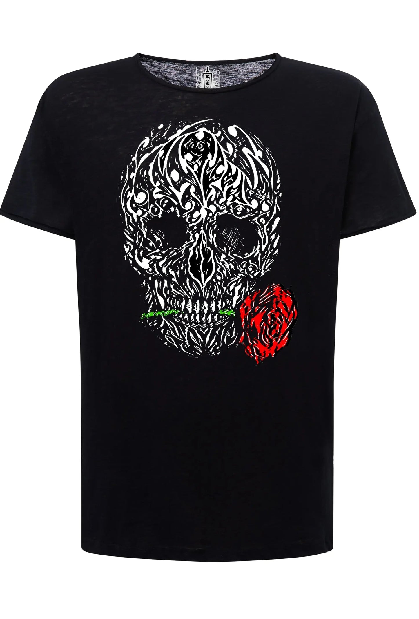 Skull & Rose | T-shirt Uomo Urban Slub 100% Cotone