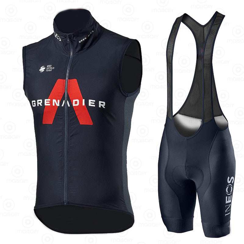 Completo Uomo Estivo Ineos Grenadier – T-Shirt + Pantaloncini Sportivi