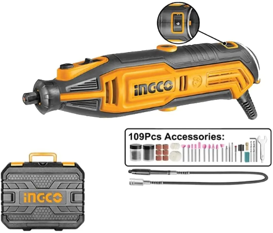 Stabschleifer 130W 52 Zubehörteile INGCO