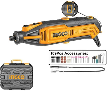 Stabschleifer 130W 52 Zubehörteile INGCO