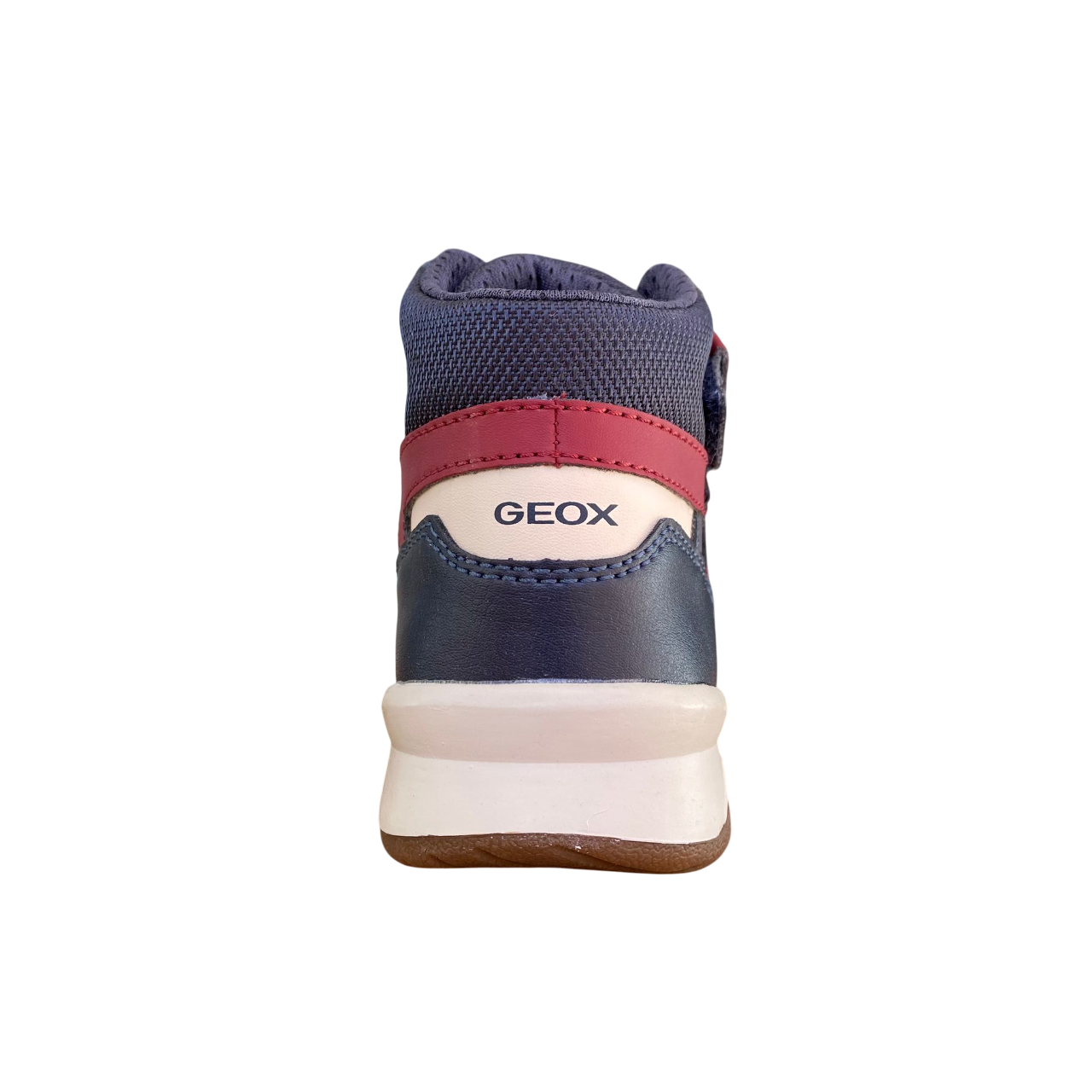 Geox Sneakers alta Junior Perth J367RF 0MEFU C4244 blu-rosso