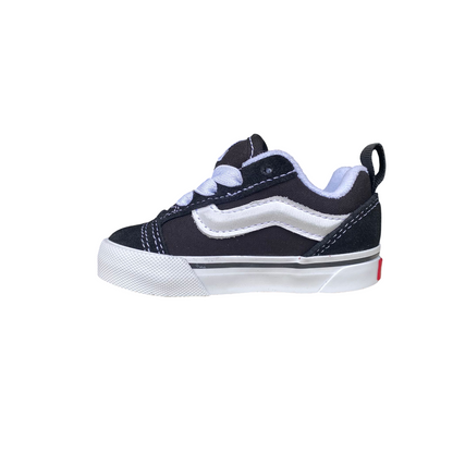 Vans Knu Skool VN000D0K6BT Nero Bianco Sneakers Infant Laccio Elastico