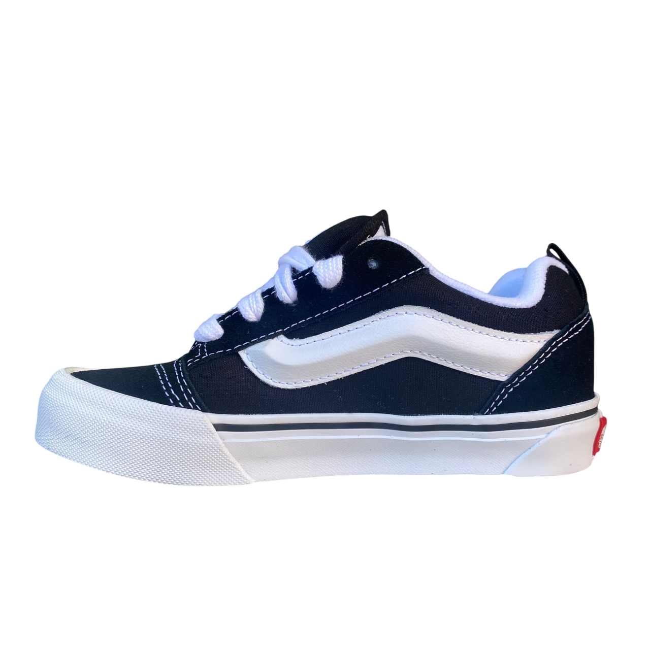 Vans Knu Skool VN000CYU6BT1 Nero Bianco Sneakers Junior