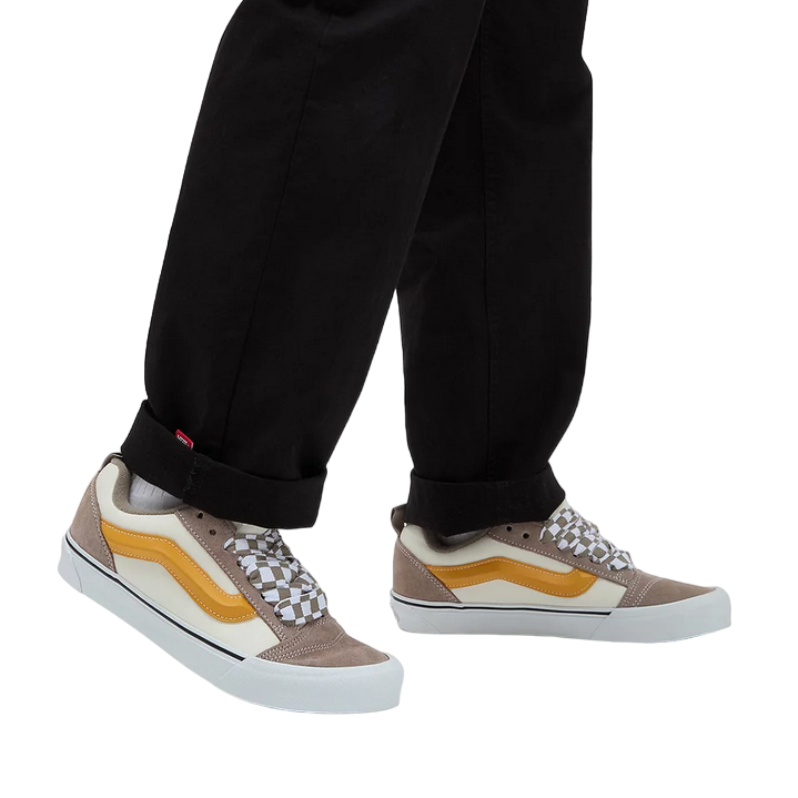 Vans Knu Skool VN0009QC0BP Multicolore Beige Ocra Sneakers Uomo