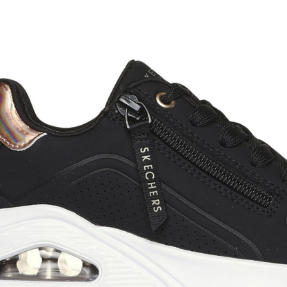Sneakers junior Skechers UNO Gen1 Zip and Stride (310554L/BKRG) Nero