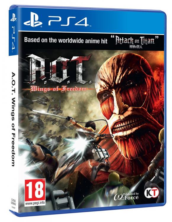 A.O.T. WINGS OF FREEDOM PS4 SPIEL DEUTSCH ATTACK ON TITAN EU PLAYSTATION 4 DEU