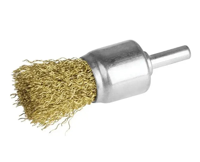 Brush with crimped wire shaft 24mm ingco