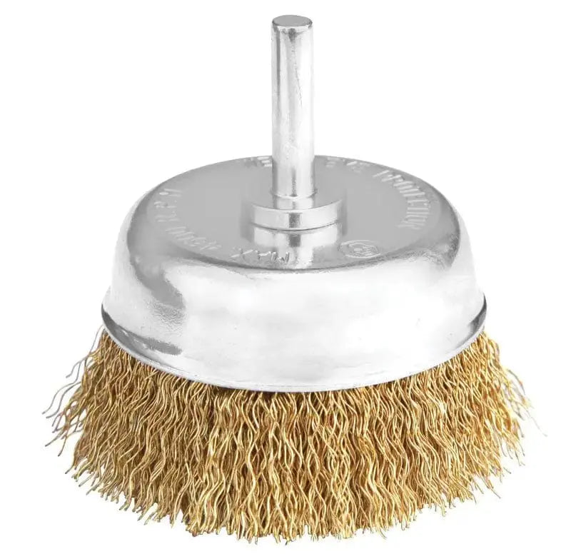 Spazzola a tazza con gambo 50mm
