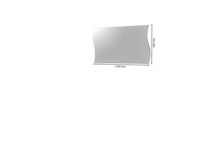 Specchiera ONDA Bianco Lucido 101 cm