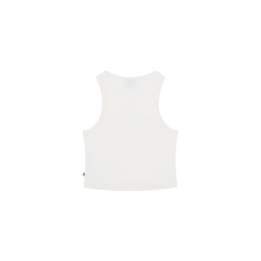 Dickies canotta con scollo a V da donna a coste DK0A8677C481 ecru