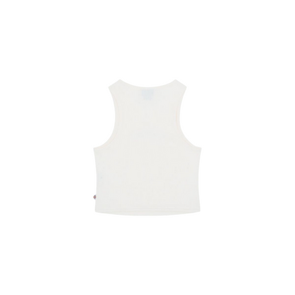 Dickies canotta con scollo a V da donna a coste DK0A8677C481 ecru