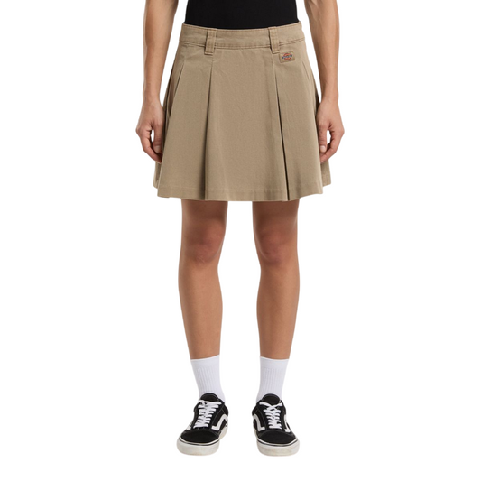 Dickies goanna corta plissettata da donna Unionville DK0A4Z870DS sabbia