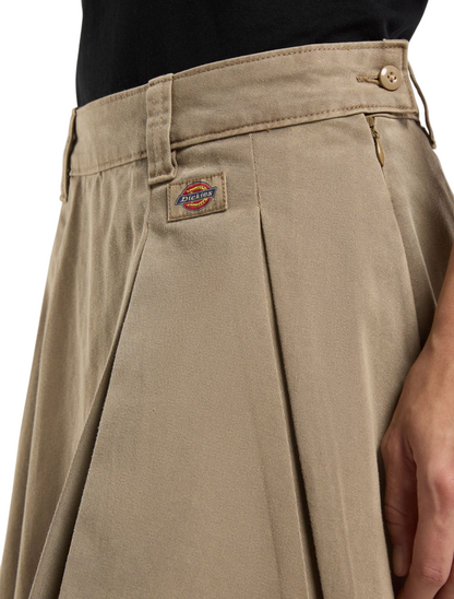 Dickies goanna corta plissettata da donna Unionville DK0A4Z870DS sabbia