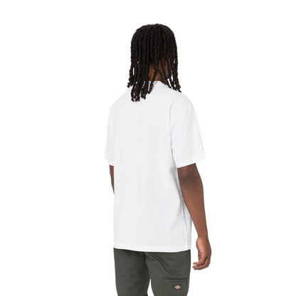 Dickies maglietta manica corta con taschino da uomo Luray DK0A4YFCWHX1 bianco