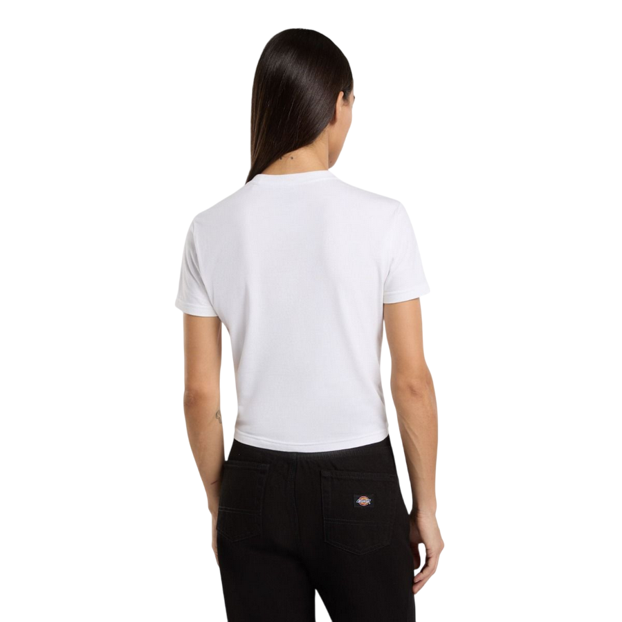 Dickies maglietta manica corta da donna Maple Valley DK0A4XPOWHX1 bianco